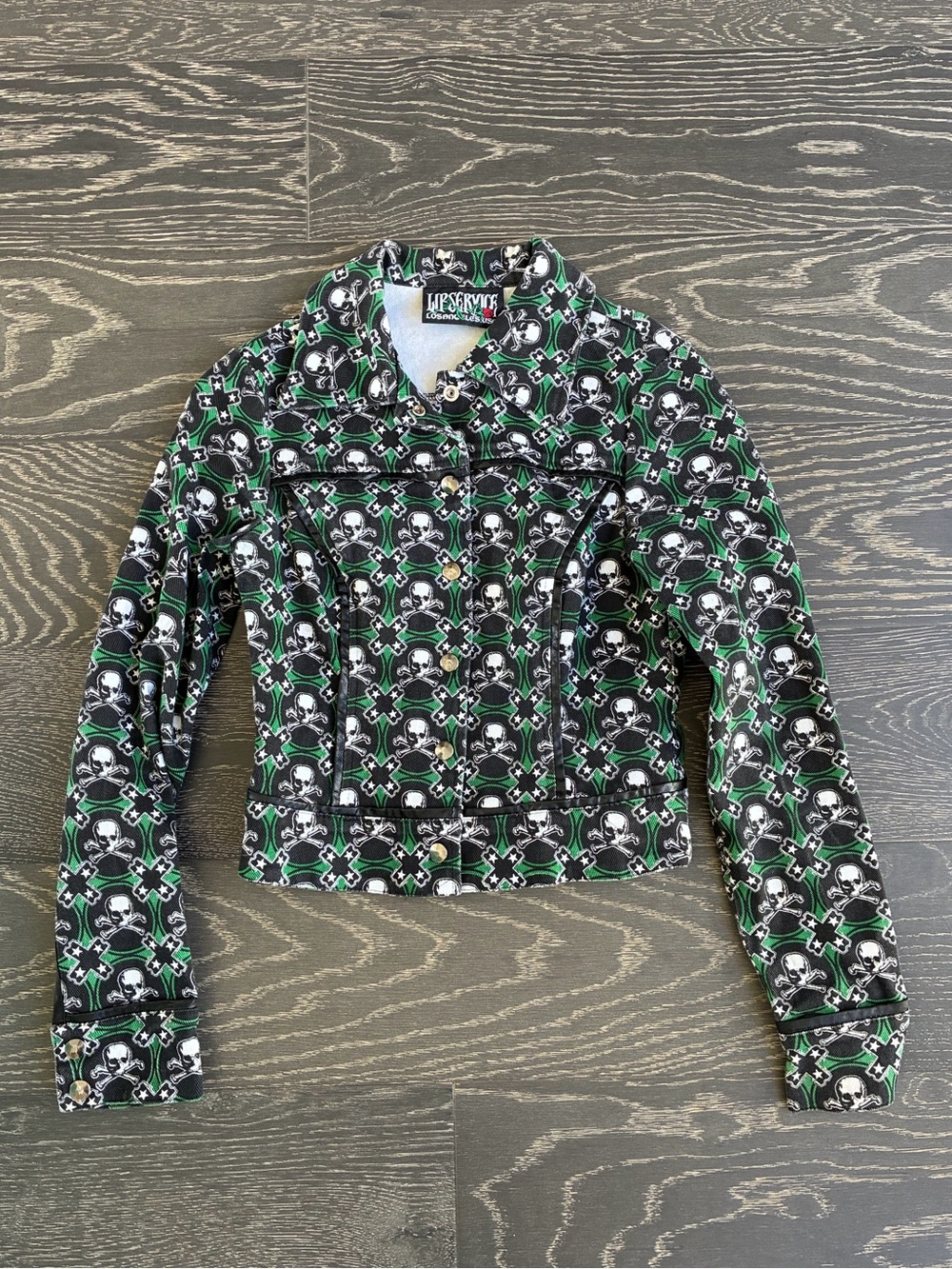Auth VTG LIP SERVICE Jacket